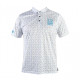 Mizuno 品牌印花短袖polo衫(白)#E2TA2008